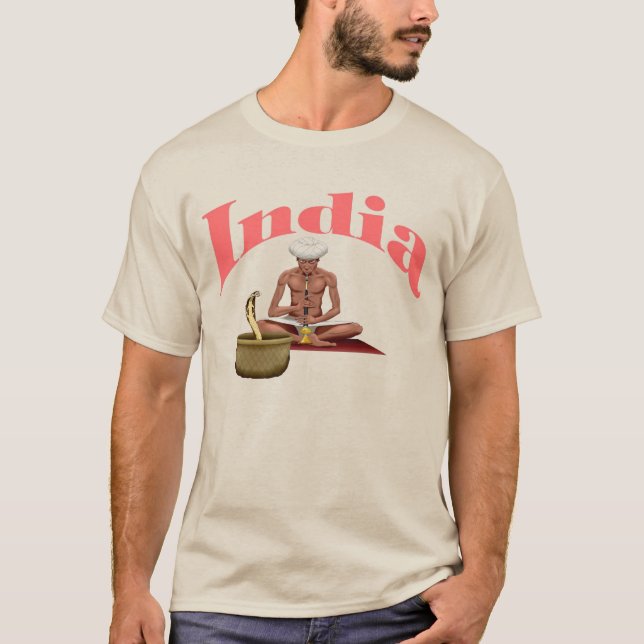 India Travel Shirt T Shirt (Framsida)
