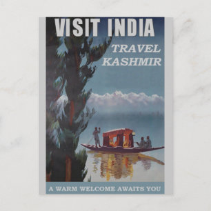 India Travel Vykort