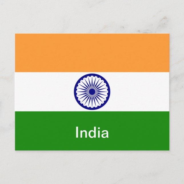 india vykort (Framsida)