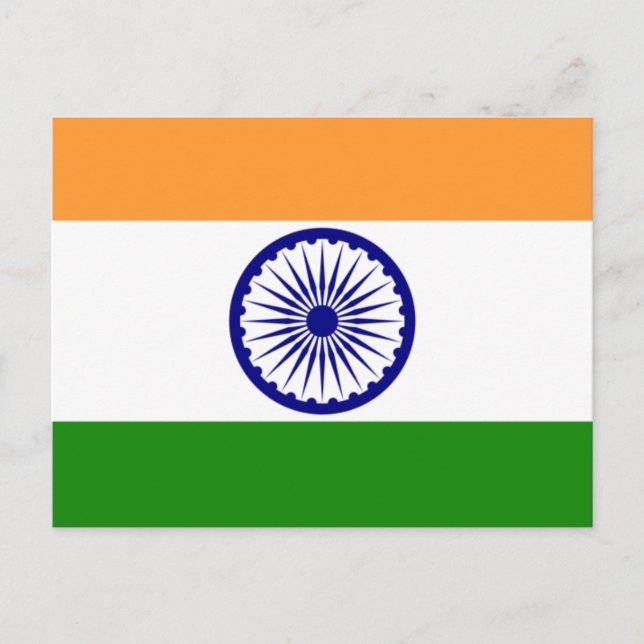 india vykort (Framsida)