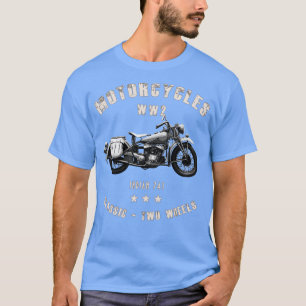 Indian 741 Retro Vintage Motorcykel WW2 T Shirt