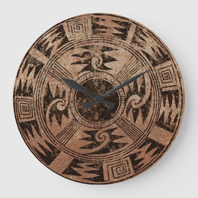 Indian Basket Stor Klocka (Framsida)