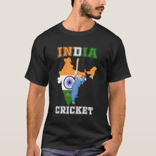 Indian Batsman Shirt India Cricket Kopp Fläkt T
