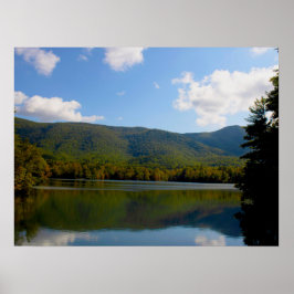 Indian Boundary Lake-reflektion Poster
