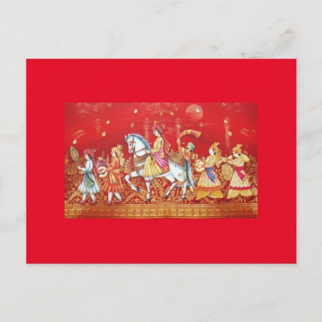 indian bröllop kort (Framsida)