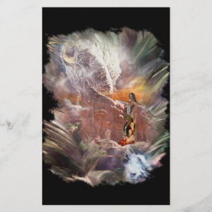 Indian Bröllop Night Vignette Brevpapper