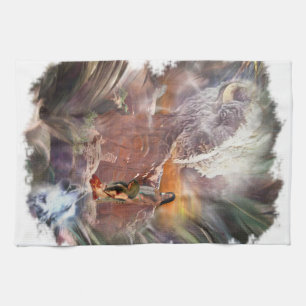 Indian Bröllop Night Vignette Kökshandduk