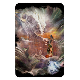 Indian Bröllop Night Vignette Magnet