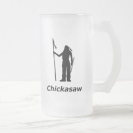 Indian Chickasaw Frostat Ölglas