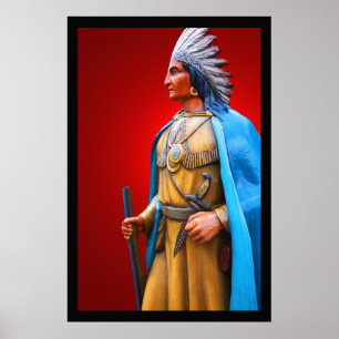 Indian Chief 36 x 24 Poster