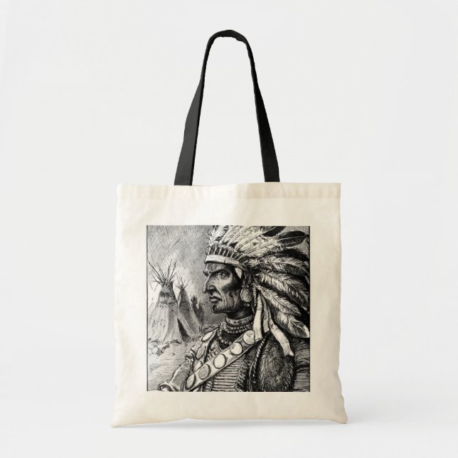 Indian Chief Bag Tygkasse (Framsidan)