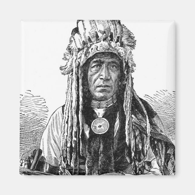 indian Chief Magnet (Framsidan)