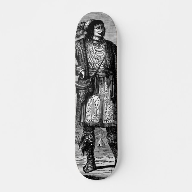 Indian Chief Skateboard Bräda 19,5 Cm (Framsida)