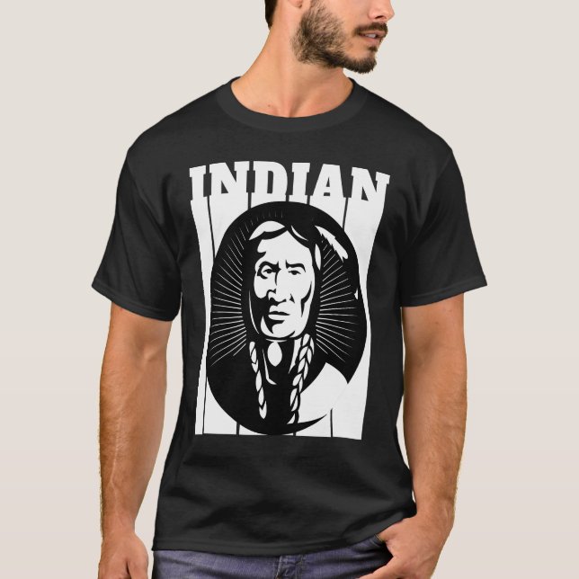 INDIAN Chief T Shirt (Framsida)