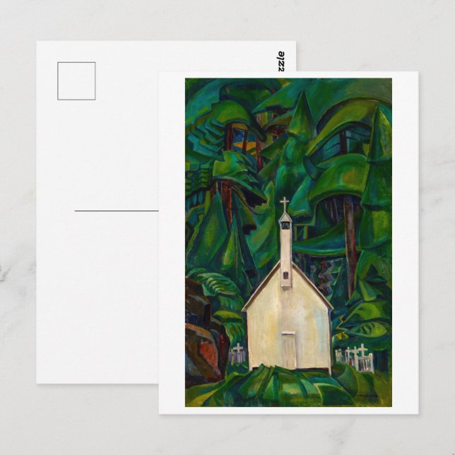 Indian Church | Emily Carr | Vykort (Fram/baksida)