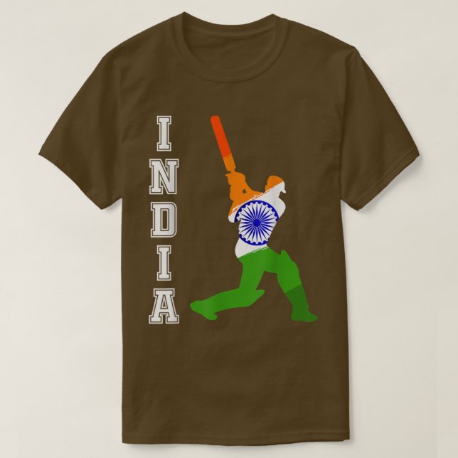 Indian Cricket Jersey India Cricket Team Lover Sup T Shirt (Design framsida)