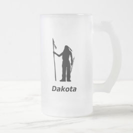 Indian Dakota Frostat Ölglas