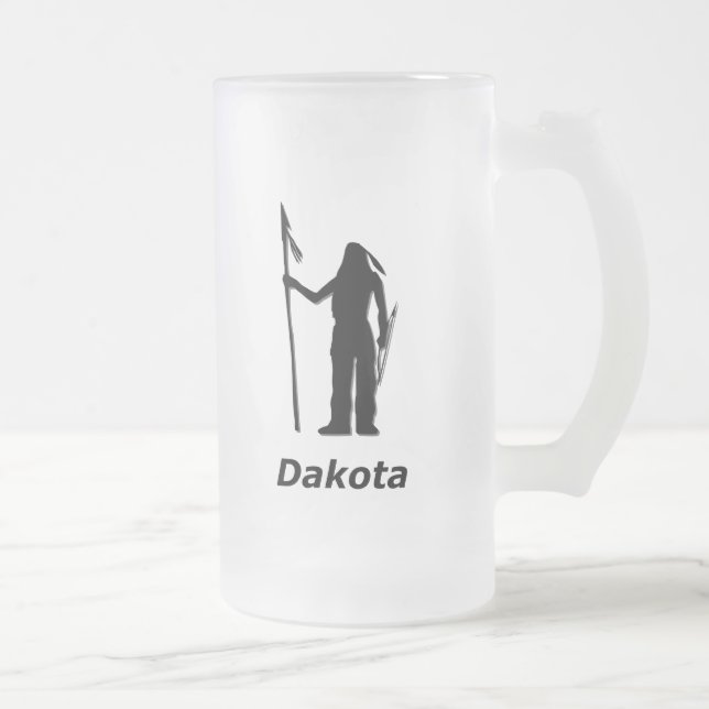 Indian Dakota Frostat Ölglas (Höger)