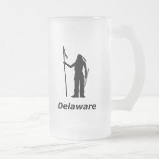 Indian Delaware Frostat Ölglas