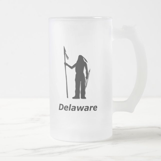 Indian Delaware Frostat Ölglas (Höger)