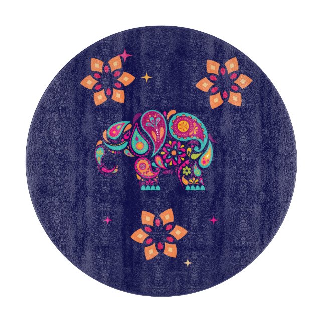 INDIAN DIWALI ELEPHANT COLORFUL DESIGN (Framsidan)