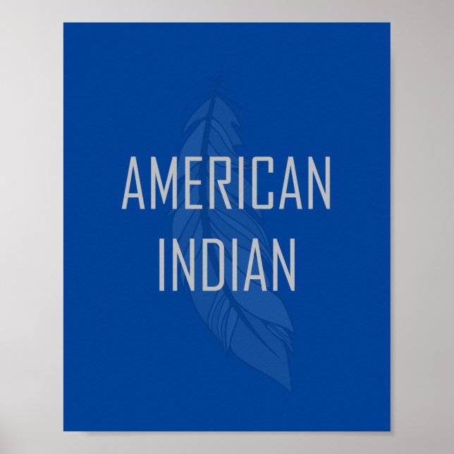 Indian Feather Poster (Framsidan)