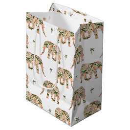 Indian Floral Paisley Ornate Elephants