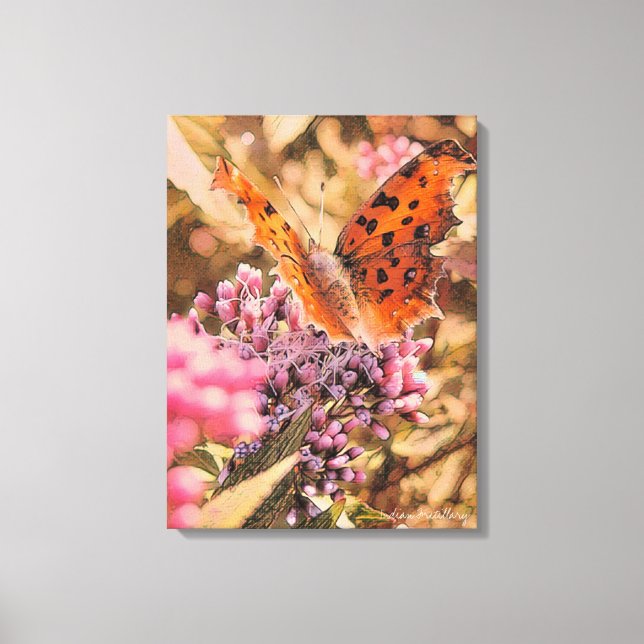 Indian Fritillary：Premium Canvas (Framsida)