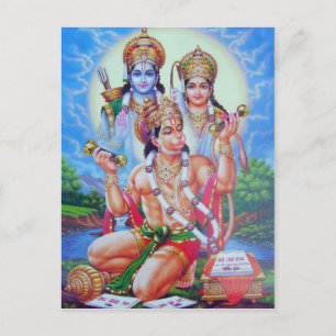 indian gud vykort