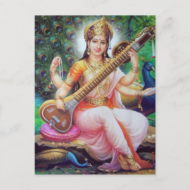 indian gud vykort (Framsida)