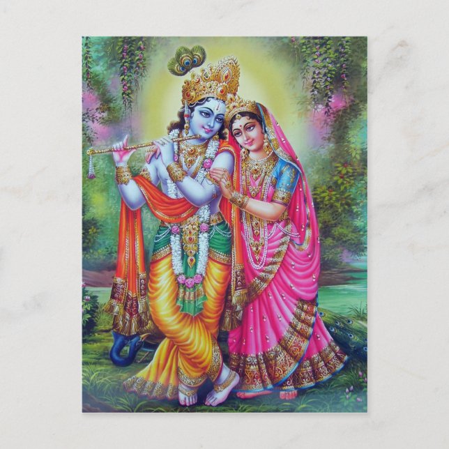 indian gud vykort (Framsida)