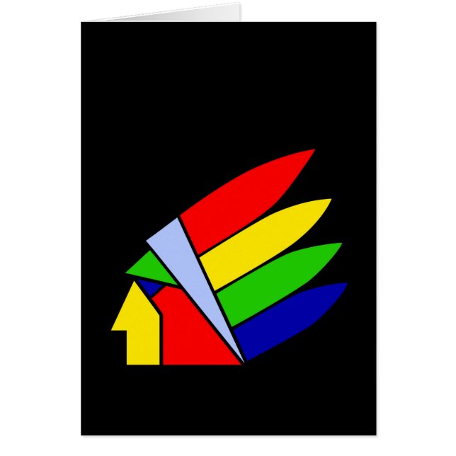 Indian Hälsningskort (Framsidan)