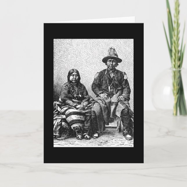 Indian-hälsningskort Kort (Framsida)