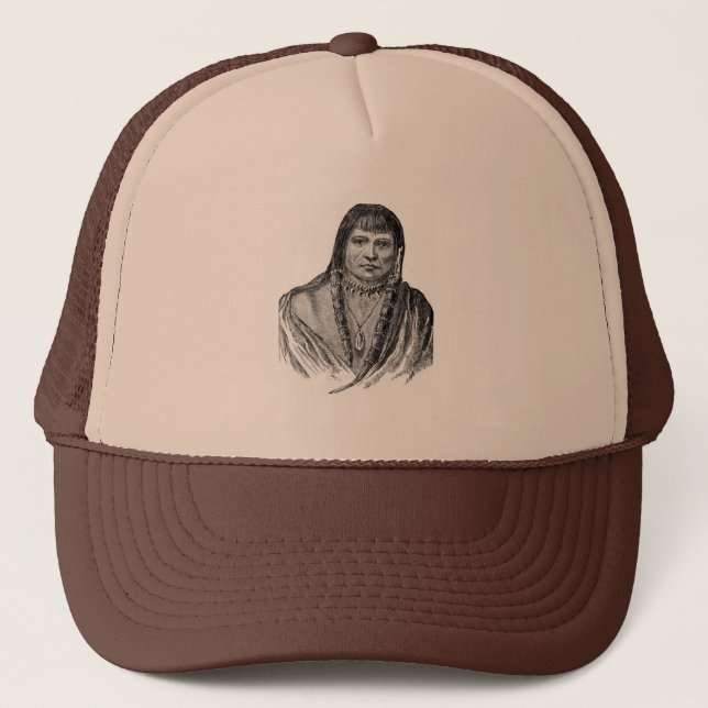 Indian Hat Truckerkeps (Framsida)