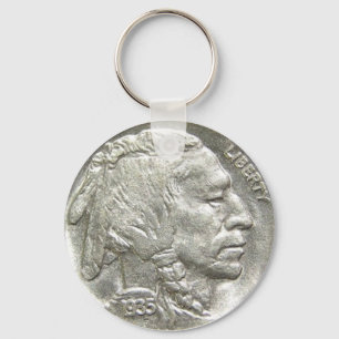 INDIAN HEAD NICKEL NYCKELRING