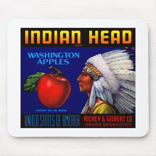 Indian Head Washington-äpplen Musmatta (Framsidan)