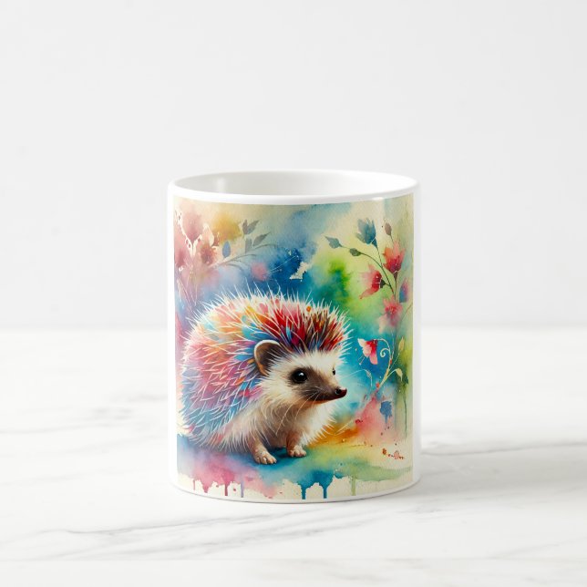 Indian Hedgehog 200624AREF216 - Watercolor Kaffemugg (Center)