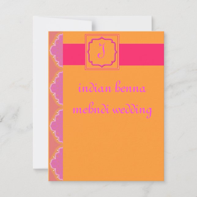 indian henna mehndi bröllop (Framsida)