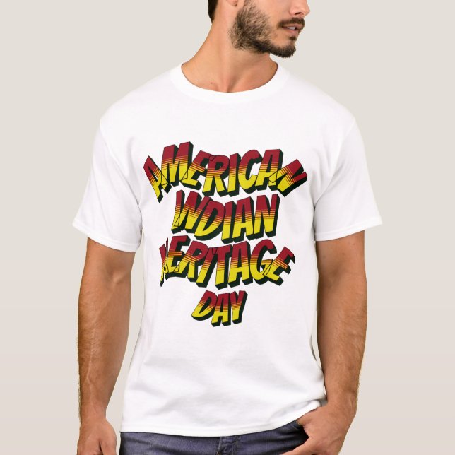 INDIAN   HERITAGEDAY T SHIRT (Framsida)