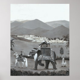 Indian Heritagen Art Prated Poster