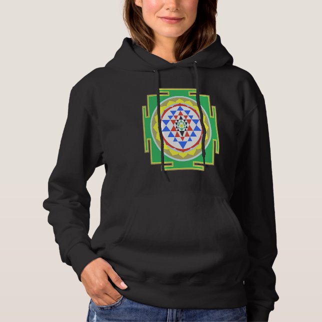 Indian Hindu Wedding  for Indians Sri Yantra Diagr T Shirt (Framsida)
