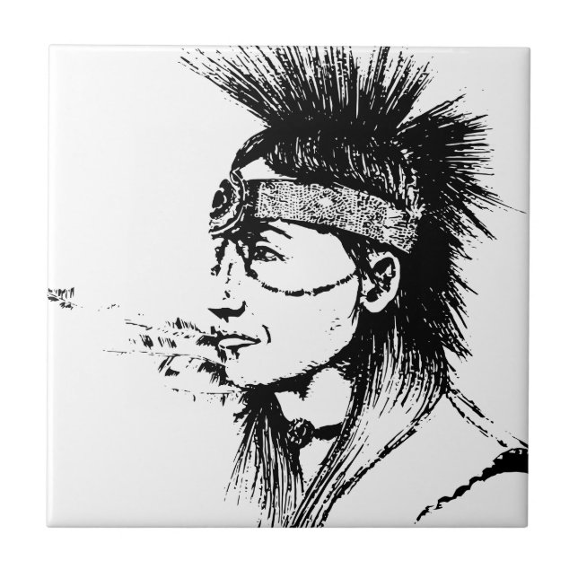 INDIAN KAKELPLATTA (Framsidan)