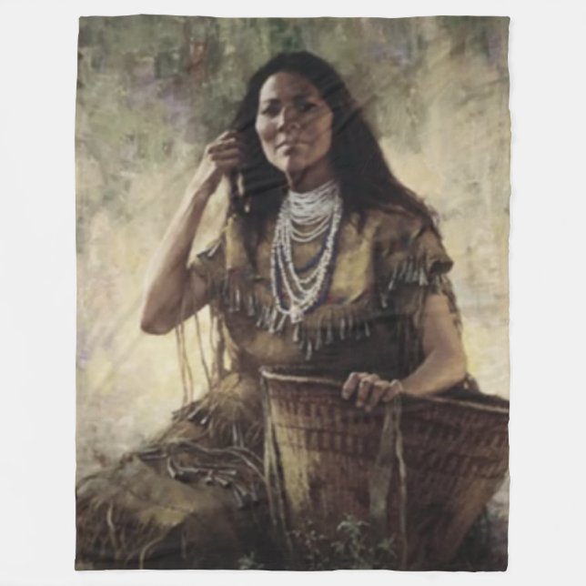 INDIAN MAIDEN FLEECEFILT (Framsidan)