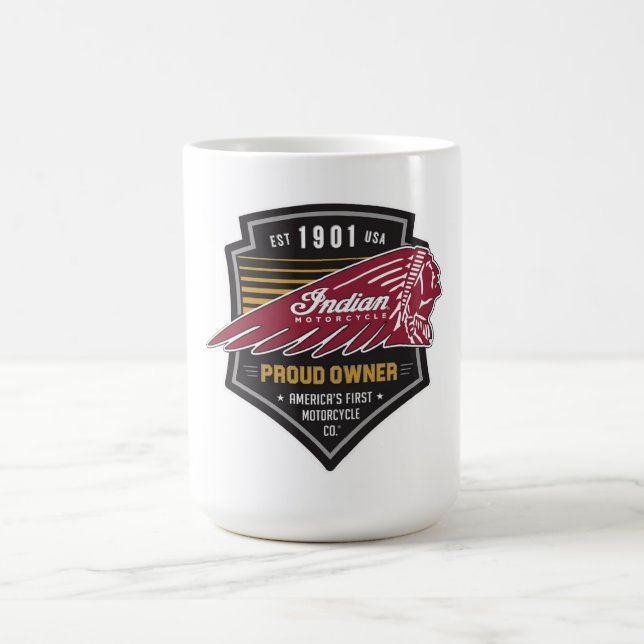 Indian Motorcycle Proud Owner America's First Moto Kaffemugg (Center)