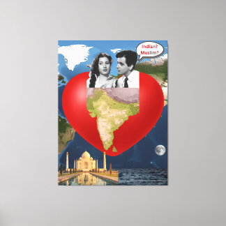 Indian Muslim Canvastryck