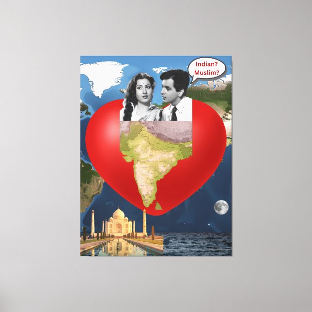 Indian Muslim Canvastryck (Framsida)