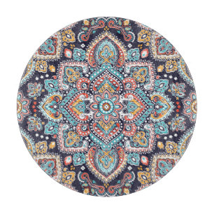 Indian Paisley: Ethnic Mandala Mönster