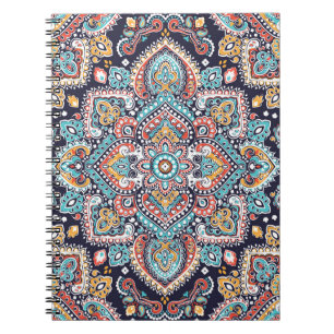 Indian Paisley: Ethnic Mandala Mönster Anteckningsbok
