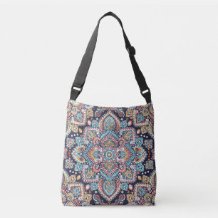 Indian Paisley: Ethnic Mandala Mönster Axelväska