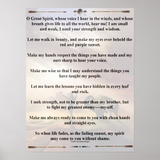 indian prayer-1 poster (Framsidan)